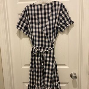 GAP Monochrome Checkered Dress